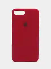 Бордовый силиконовый чехол iPhone 7 Plus / iPhone 8 Plus, Silicone Case, с открытым низом
