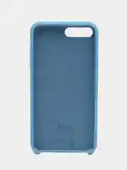 Голубой силиконовый чехол iPhone 7 Plus / iPhone 8 Plus, Silicone Case, с открытым низом
