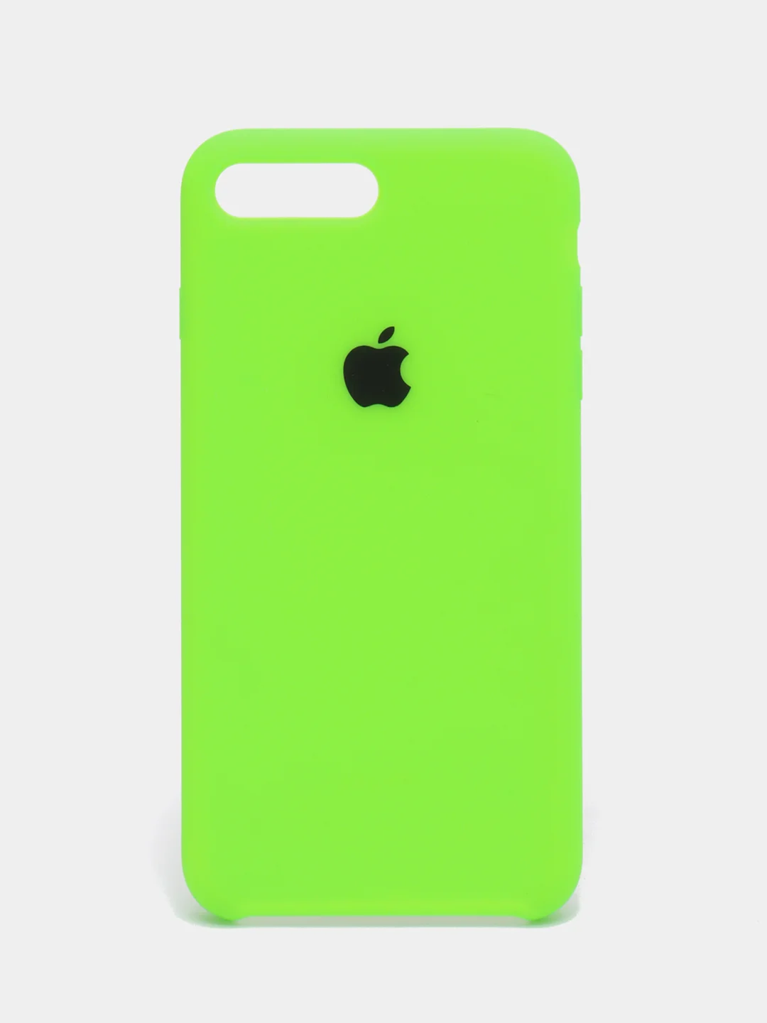 Салатовый силиконовый чехол iPhone 7 Plus / iPhone 8 Plus, Silicone Case, с открытым низом