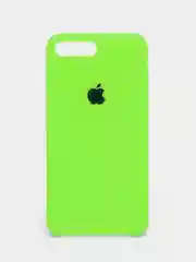 Салатовый силиконовый чехол iPhone 7 Plus / iPhone 8 Plus, Silicone Case, с открытым низом