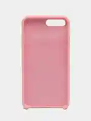 Розовый силиконовый чехол iPhone 7 Plus / iPhone 8 Plus, Silicone Case, с открытым низом
