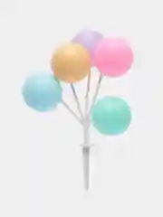 Серый меланж топпер для торта, украшение для торта на день рождения (Happy birthday) на любой праздник