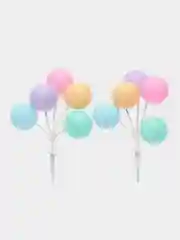 Серый меланж топпер для торта, украшение для торта на день рождения (Happy birthday) на любой праздник