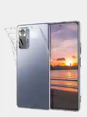 Прозрачный чехол для Xiaomi Redmi Note 10 Pro, прозрачный, c защитой камеры