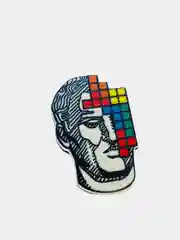 Значок на одежду "Tetris", пин на булавке деревянный