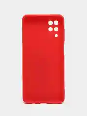 Красный чехол для Samsung Galaxy A12 / M12 (Самсунг А12 / М12), силиконовый