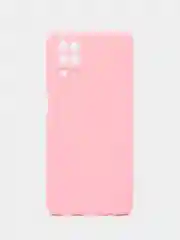 Розовый чехол для Samsung Galaxy A12 / M12 (Самсунг А12 / М12), силиконовый
