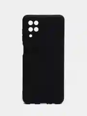 Черный чехол для Samsung Galaxy A12 / M12 (Самсунг А12 / М12), силиконовый
