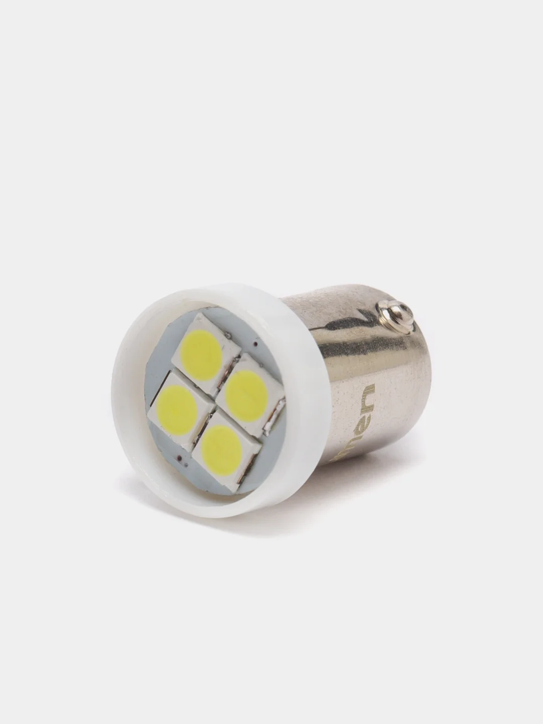 Белый лампа габаритов led с цоколем BA9s, 4 SMD T4W T8.5 12V