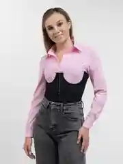 Черный корсет