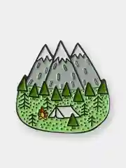 Лайм пин "Travel" металлический, значок брошь, аксессуар украшение на одежду