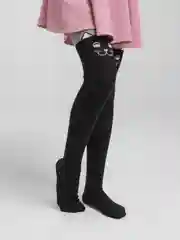 Розовый детские колготки conte-kids с рисунком