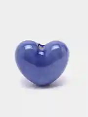Серый керамические глазурированные бусины в форме сердца