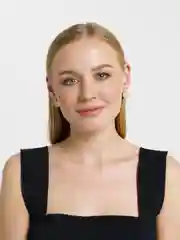 Розовый серьги со стразами,  гвоздики