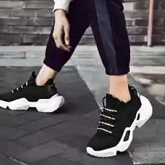 Черный кроссовки мужские