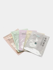 Silk Mask тканевые маски для лица по 1, 3, 5, 10 штук с протеинами шелка, 30 г