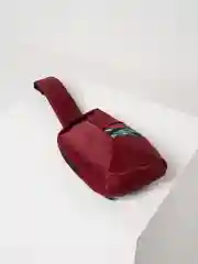 Красный сумка через плечо мужская, с рисунком