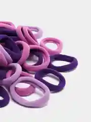 Фиолетовый резинки для волос, бесшовные, 50 и 100 штук