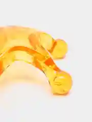 Оранжевый массажёр ручной "Звезда"