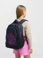 Черный школьный рюкзак для девочки