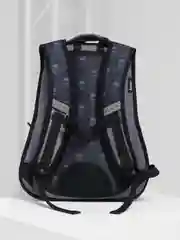Серый школьный рюкзак для девочки