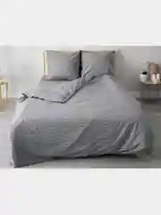 Серый меланж комплект постельного белья Cotton Nights Sweet Dreams, хлопок