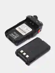 Черный рация Baofeng UV-5R с гарнитурой