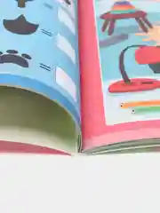 Индиго книга с наклейками большая активити. Раскрска/игры/лабиринты/прописи 235х330мм. Проф-Пресс
