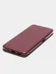 Бордовый чехол-книжка XIAOMI POCO M3, POCO X3, 11T, 12/12X, Redmi 10, Note 10Pro, 10T, 11/11S, 9Pro