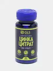 БАД к пище GLS Pharmaceuticals Цинка цитрат, капсулы по 350 мг, 90 капсул
