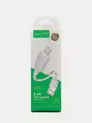 Белый кабель для быстрой зарядки Hoco X73, Type-C, Micro-USB, Lightning (для iPhone и Android)