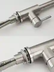 Смеситель для кухни Frap F60899, из нержавеющей стали, с выдвижной лейкой