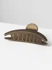 Коричневый заколка-краб для волос, 1 штука