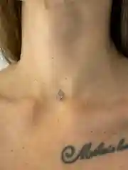 Серебряный подвеска на леске