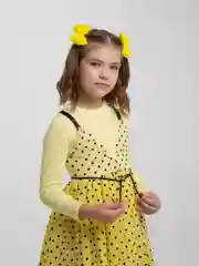 Желтый платье