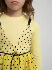 Желтый платье