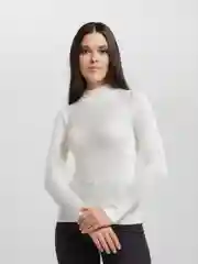Белый водолазка женская, джемпер