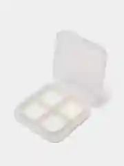 Белый таблетница, 4 ячейки