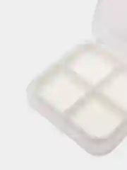 Белый таблетница, 4 ячейки