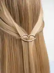 Коралловый металлическая заколка для волос