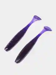 Фиолетовый силиконовая приманка ChebLures Easy Shiner (10 см) 2 шт