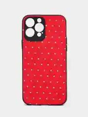 Красный чехол для iPhone 13 / Pro / Pro Max силиконовый