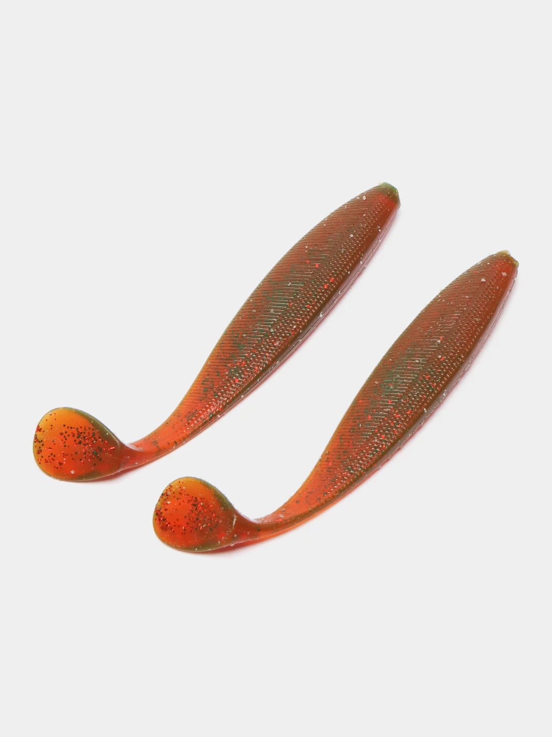 Коричневый силиконовая приманка Zander Firetail, 140 мм, 2 штуки