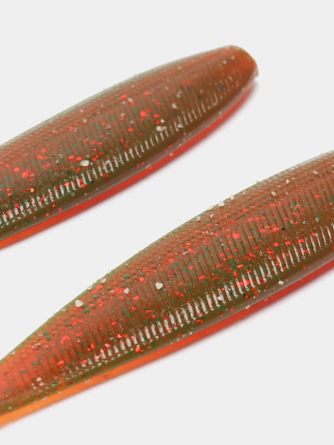Коричневый силиконовая приманка Zander Firetail, 140 мм, 2 штуки