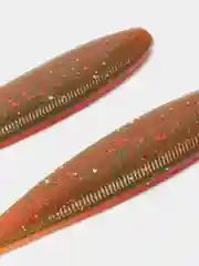 Коричневый силиконовая приманка Zander Firetail, 140 мм, 2 штуки