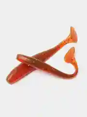Коричневый силиконовая приманка ChebLures Easy Shiner, 7 см, 2 штуки