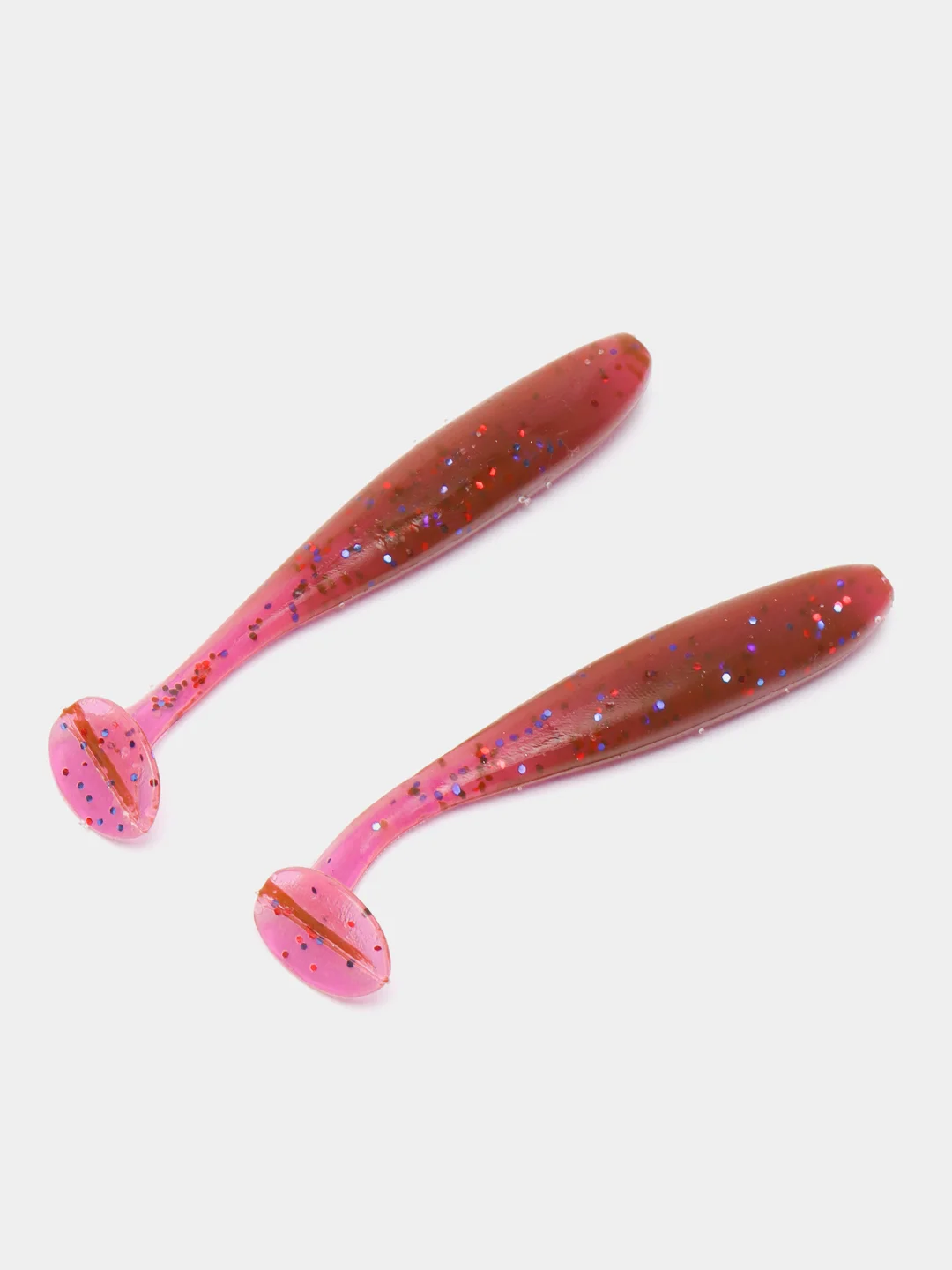 Вишнёвый силиконовая приманка ChebLures Easy Shiner, 7 см, 2 штуки