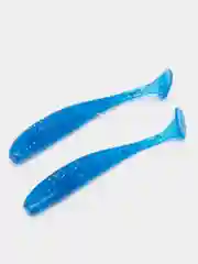 Синий силиконовая приманка ChebLures Easy Shiner, 7 см, 2 штуки