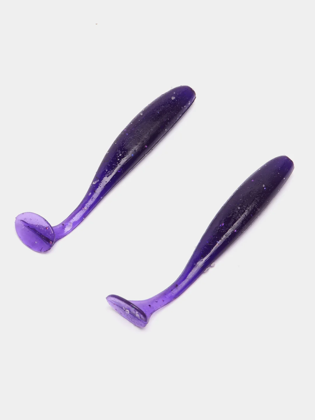 Фиолетовый силиконовая приманка ChebLures Easy Shiner, 7 см, 2 штуки