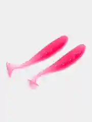 Розовый силиконовая приманка ChebLures Easy Shiner, 7 см, 2 штуки